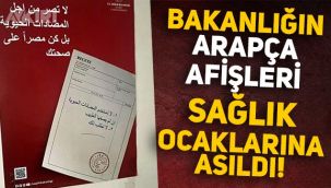 Sağlık Bakanlığı'ndan Aile Hekimliği Merkezlerine Arapça afişler! Tepkiler büyüyor