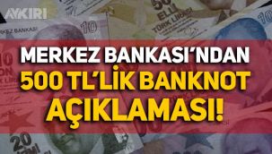 Şahap Kavcıoğlu açıkladı: 500 TL'lik banknot basılacak mı?