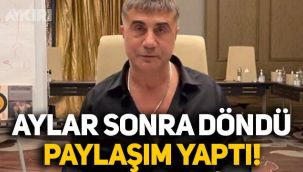 Sedat Peker aylar sonra geri döndü, Twitter hesabını kullandı