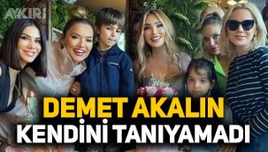 Seren Serengil fotoğraf paylaştı, Demet Akalın kendini tanıyamadı