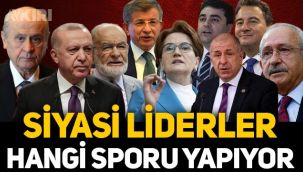 Siyasi parti liderleri hangi sporları yapıyor? Dikkat çeken yanıtlar