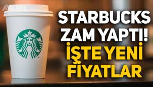 Starbucks tüm ürünlerine zam yaptı! İşte yeni fiyatlar
