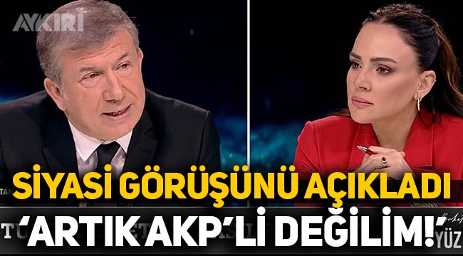 Tanju Çolak siyasi görüşünü açıkladı: "Artık AKP'li değilim"