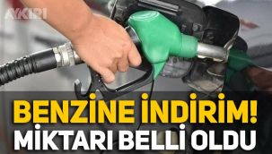 Motorinin ardından benzine indirim!