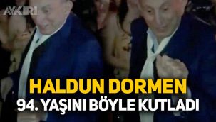 Tiyatrocu Haldun Dormen 94. yaşını böyle kutladı