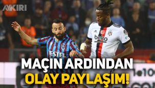 Trabzonspor Beşiktaş maçının ardından Rosier’den Batshuayi’ye olay gönderme