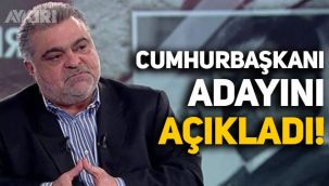 Turgut Özal'ın oğlu Ahmet Özal, Cumhurbaşkanı adayını açıkladı