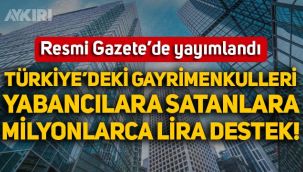 Türkiye'deki gayrimenkulleri yabancılara pazarlayanlara devlet destek verecek