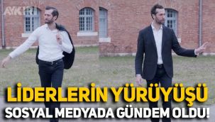 Ülke liderlerinin yürüyüşünün taklit videosu gündem oldu