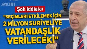Ümit Özdağ'dan çarpıcı iddia: 
