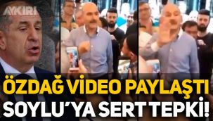Ümit Özdağ video paylaştı, Süleyman Soylu'ya sert tepki gösterdi