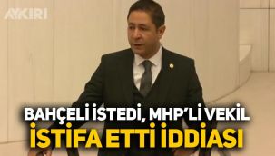 Yargıyı eleştiren MHP'li Yücel Bulut, Bahçeli'nin isteğiyle istifa etti iddiası