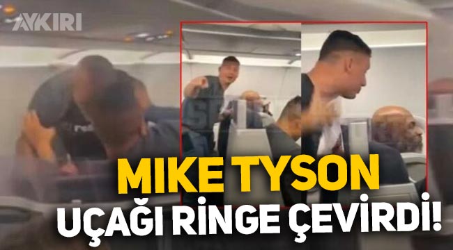 Yıldız boksör Mike Tyson kendisini rahatsız eden yolcuyu uçakta dövdü