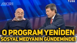 Yusuf Halaçoğlu'nun Sevan Nişanyan'a ders verdiği yayın yeniden gündemde