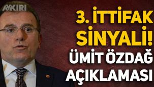 Adalet Partisi'nden üçüncü ittifak sinyali: Ümit Özdağ açıklaması