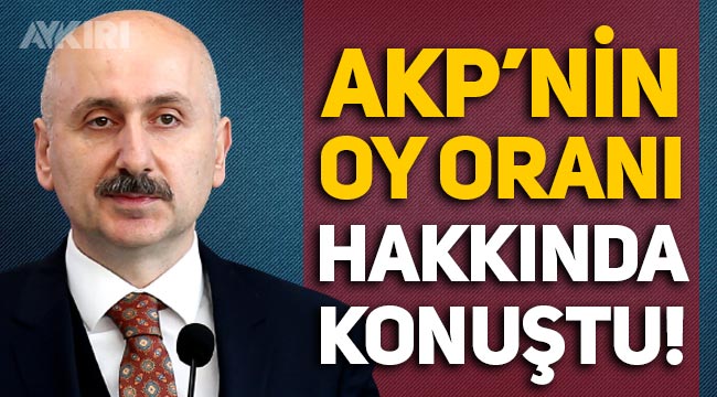 Adil Karaismailoğlu'ndan AKP'nin oy oranı hakkında açıklama