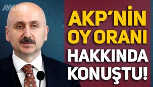 Adil Karaismailoğlu'ndan AKP'nin oy oranı hakkında açıklama