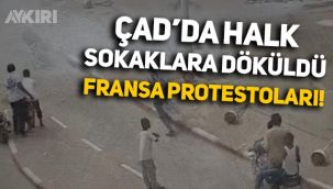 Afrika ülkesi Çad'da halk, Fransa'ya karşı ayaklandı