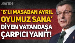 Ahmet Davutoğlu'ndan