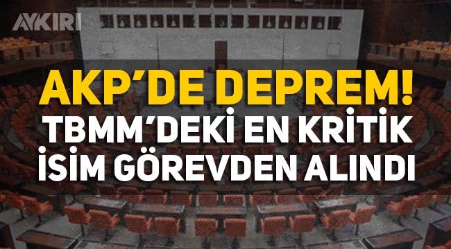 AKP'de deprem! Erdoğan, partinin TBMM'deki en önemli ismi Cahit Özkan'ı görevden aldı