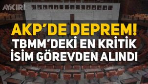 AKP'de deprem! Erdoğan, partinin TBMM'deki en önemli ismi Cahit Özkan'ı görevden aldı
