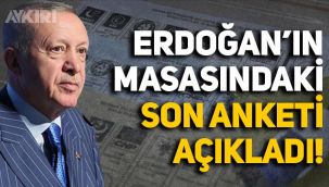 AKP'li Şen, Erdoğan'ın masasındaki anketin sonucunu açıkladı: AKP'nin oy oranı kaç