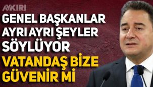 Ali Babacan'dan 6'lı masa çıkışı: 