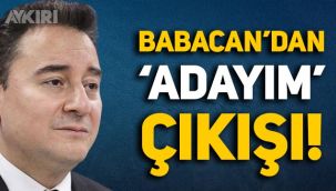 Ali Babacan'dan adaylık çıkışı: