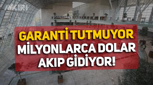 Ankara Yüksek Hızlı Tren Garı'nda garanti yine tutmadı: Milyonlarca dolar akıp gitti