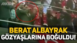Berat Albayrak gözyaşlarına boğuldu, o anlar kameralara yansıdı