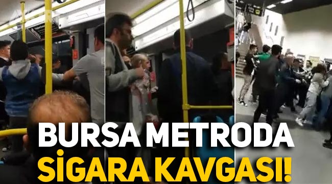 Bursa'da metroda sigara içenleri dövdüler, Valilikten açıklama geldi