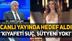 Canlı yayında Melis Sezen'i kıyafeti üzerinden hedef aldı: 