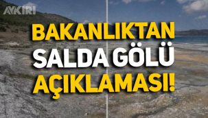 Çevre ve Şehircilik Bakanı Murat Kurum'dan Salda Gölü'ndeki görüntüler hakkında açıklama