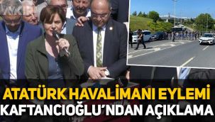 CHP'den Atatürk Havalimanı önünde yıkım eylemi: Canan Kaftancıoğlu'ndan açıklama