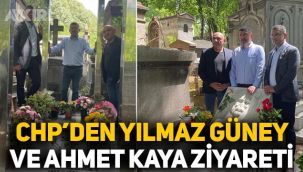 CHP'den Yılmaz Güney ve Ahmet Kaya'nın mezarlarına ziyaret