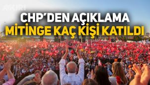 CHP'nin İstanbul Maltepe'deki Milletin Sesi mitingine kaç kişi katıldı? CHP'den açıklama geldi