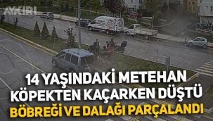 Çorum'da köpekten kaçarken düşen 14 yaşındaki Metehan'ın böbreği ve dalağı parçalandı
