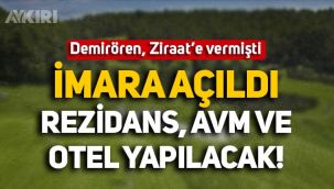Demirören borçlara karşılık Ziraat'e vermişti: Kemer Country golf sahaları imara açıldı