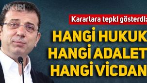 Ekrem İmamoğlu'ndan yargı tepkisi: