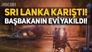 Enflasyonun yüzde 30 olduğu Sri Lanka'da başbakan ülkeden kaçtı, oğluna ait otomobiller ateşe verildi