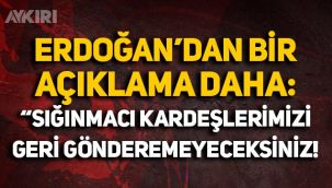 Erdoğan'dan bir açıklama daha: