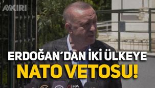 Erdoğan'dan İsveç ve Finlandiya'ya NATO vetosu: Olumlu bakmıyoruz