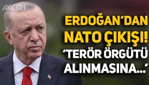 Erdoğan'dan NATO vetosu:
