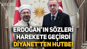 Erdoğan'ın sözleri sonrası Diyanet'ten Cuma namazında