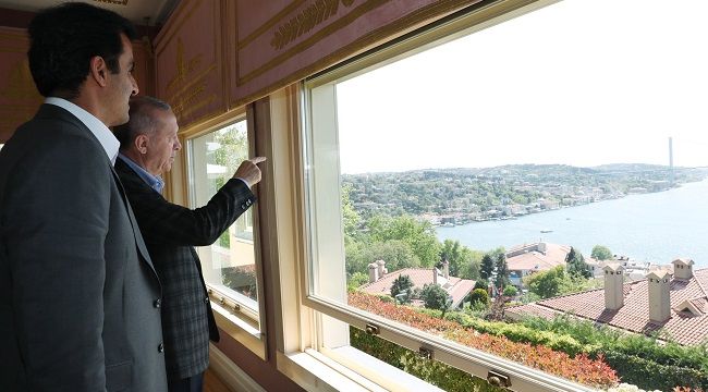 Erdoğan, Katar Emiri Şeyh Temim ile görüştü