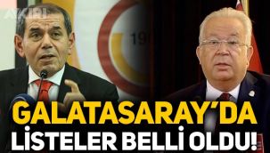 Galatasaray'da başkan adayları Dursun Özbek ve Eşref Hamamcıoğlu'nun listeleri belli oldu