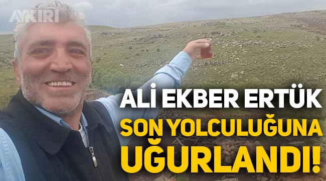 Gazeteci Ali Ekber Ertürk son yolculuğuna uğurlandı
