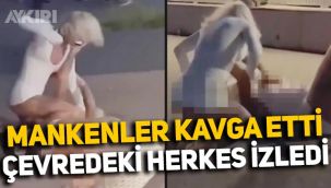 Crystal Foster ve Beth Adams'in kavgasını çevredekiler böyle izledi