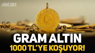 Gram altın ne kadar? 27 Mayıs altın fiyatları... Gram altın 1000 TL'ye dayandı