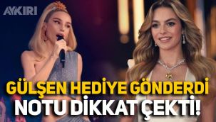 Gülşen'den Melis Sezen'e destek: Hediye gönderdi, yazdığı not dikkat çekti